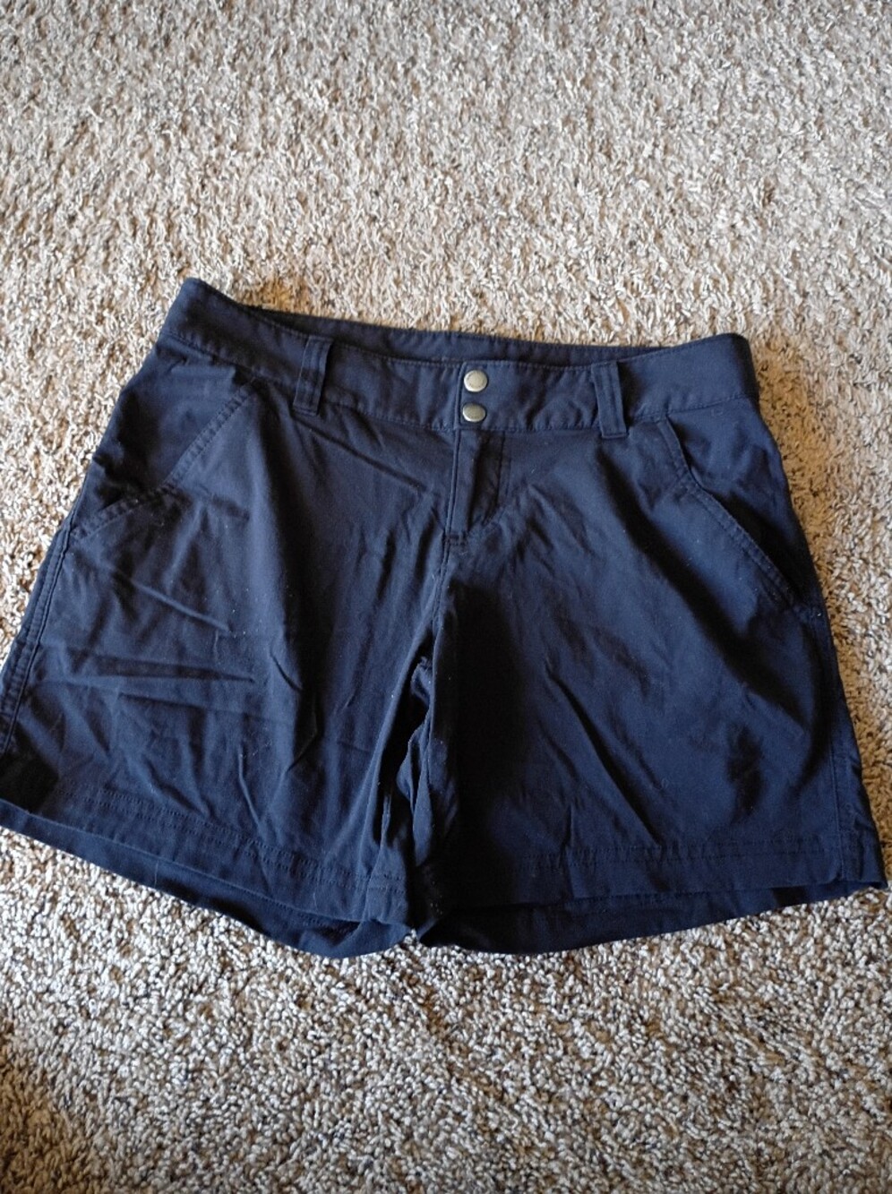 Columbia Black Outdoor Shorts with White Logo